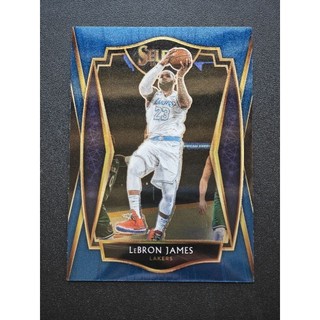 藍亮 詹皇 2020-21 Select LeBron James Blue Premier #113 Lakers
