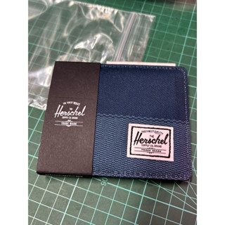 瑕疵品 淺深藍色Herschel Roy Coin XL Wallet RFID 短夾 皮夾