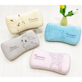 ＊日式雜貨館＊日本限定 寶可夢 皮卡丘 靠枕 午睡枕 記憶枕 記憶海綿 Pokemon 卡比獸 伊布 仙子伊布 枕頭
