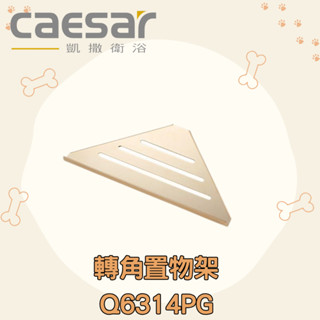 凱撒 CAESAR 轉角置物架 Q6314PG 置物架 架子 浴室 置物