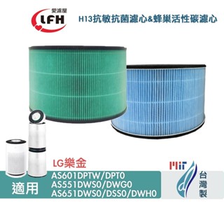 HEPA 抗病毒 除臭濾網 適用 LG 超級大白 AS601HWG0/101DWH0/651DWH0/651DSS0