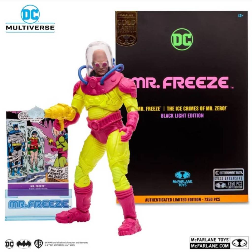*玩具部落*麥法蘭 McFARLANE DC 英雄 7吋 17178 急凍人 維克多 黑光版 金標 蝙蝠俠