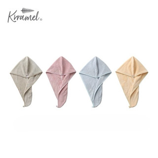 美國 KRRAMEL 珊瑚絨 乾髮帽 沐浴禮盒 超強吸水 速乾 包頭巾 擦頭髮 毛巾 長髮 洗頭 浴帽神器