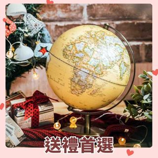 [送禮首選]【SkyGlobe】10吋仿古金屬手臂地球儀(中英文版)[AR互動款]《WUZ屋子-臺北》擺飾 地球儀 仿古