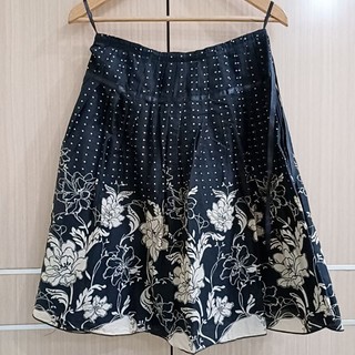 hogo color 鎮衣店 專櫃品牌 黑色印花裙 S