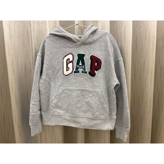 GAP兒童灰色刷毛連帽長袖上衣 NET刷毛長袖上衣 大學T 厚T 二手2件組 120cm 男童 女童