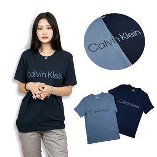 男款 售完即絕 藍色控 大標 CK短T Calvin Klein純棉 T恤 CK 輕薄 上衣 @1395