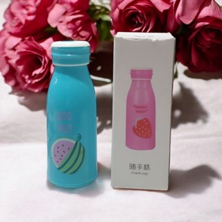 全新/拉一拉 可愛馬卡龍藍 直飲瓶 玻璃水瓶 隨手瓶300ml