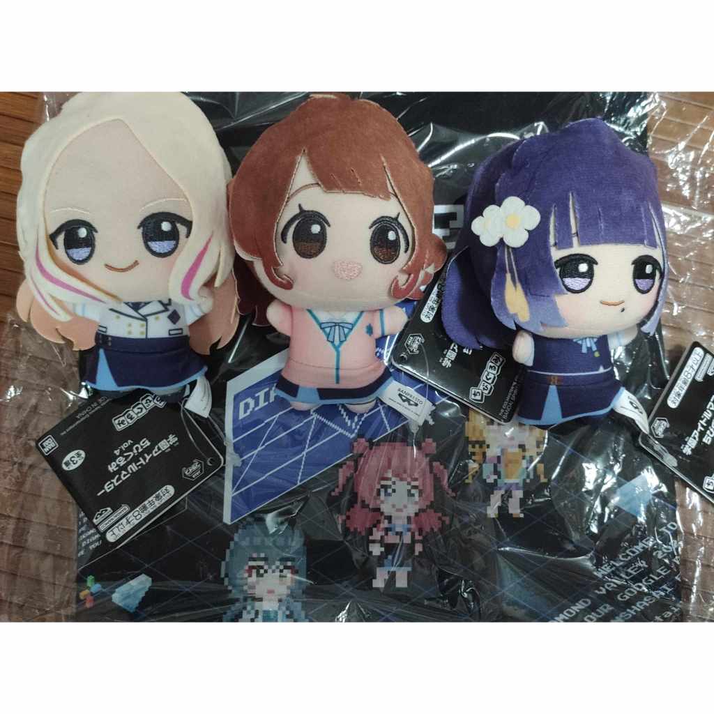 現貨 學園偶像大師 小玩偶 努努 娃娃 布偶 吊飾景品 私服Ver. 制服 花海佑芽 秦谷美鈴 十王星南 Vol.4