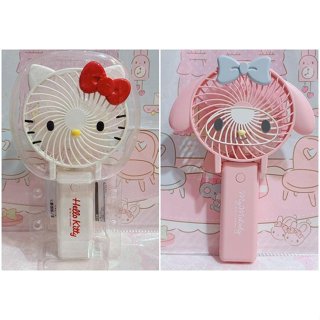 ♥小花花日本精品♥現貨 Hello Kitty 隨身電扇 手持電風扇 USB電風扇 桌扇~8