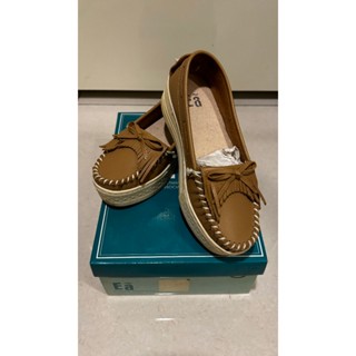 EA真皮女鞋23.5 TRU NARI 22.5 女休閒鞋 樂福鞋 奧卡索