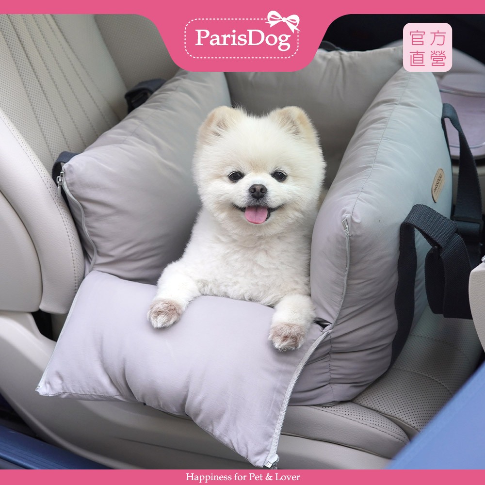 【ParisDog】蓬蓬雲朵小型寵物汽車安全座椅 寵物座椅