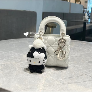 帽子kitty毛絨公仔包包掛件哈嘍kt 貓