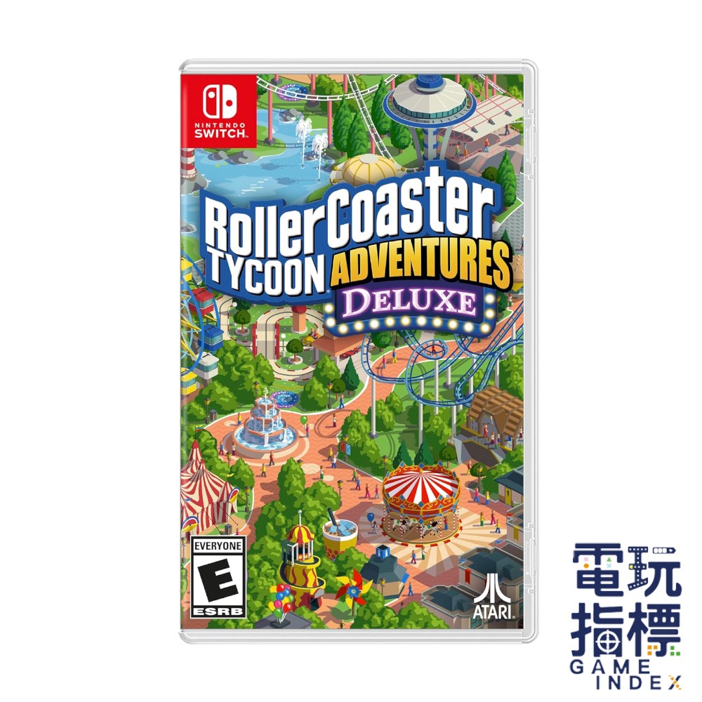 【電玩指標】十倍蝦幣 NS Switch 模擬樂園：冒險 豪華版 英文版 模擬 樂園 冒險 豪華版 經營 建造 蓋設