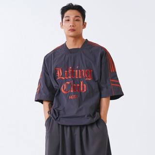 【HDEX】LIFTING JERSEY 五分袖尼龍運動上衣 炭灰色