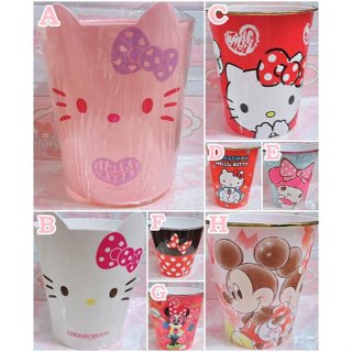 ♥小花花日本精品♥現貨Hello Kitty哆啦A夢 美樂蒂 米奇 米妮 垃圾桶 置物桶 收納桶~8