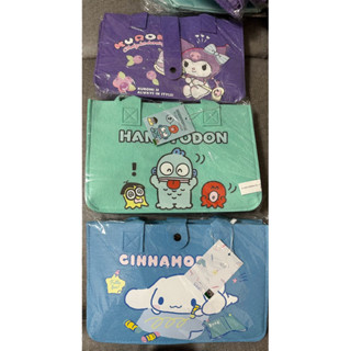 三麗鷗 毛氈補習袋 便當袋 萬用袋 Hello Kitty 庫洛米 人魚漢頓 大耳狗 補習袋