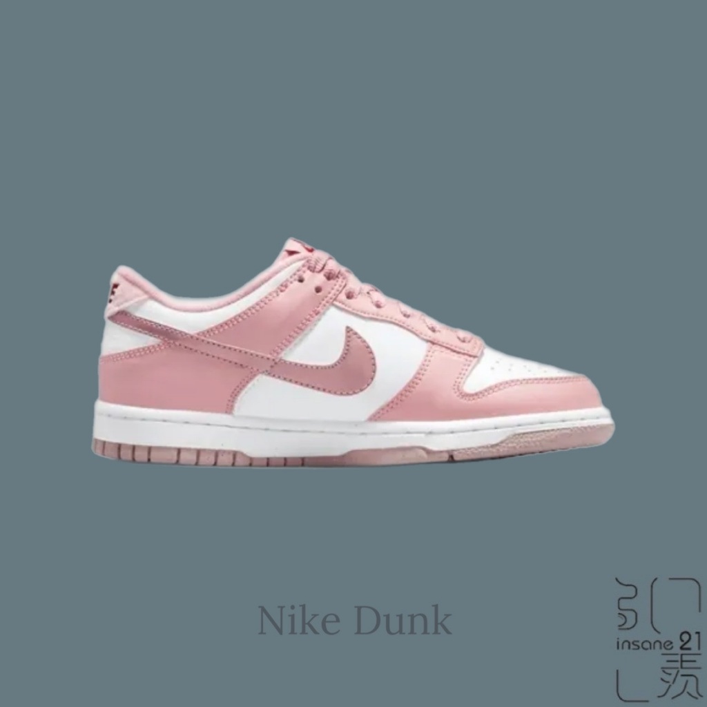 NIKE DUNK LOW GS "PINK VELVET" 大童 白粉 天鵝絨 香檳粉 緞面勾 DO6485-600