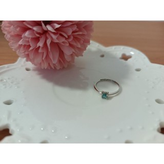 天然水晶 天然石 淺藍貓咪風信子戒指 (活圍) 925銀