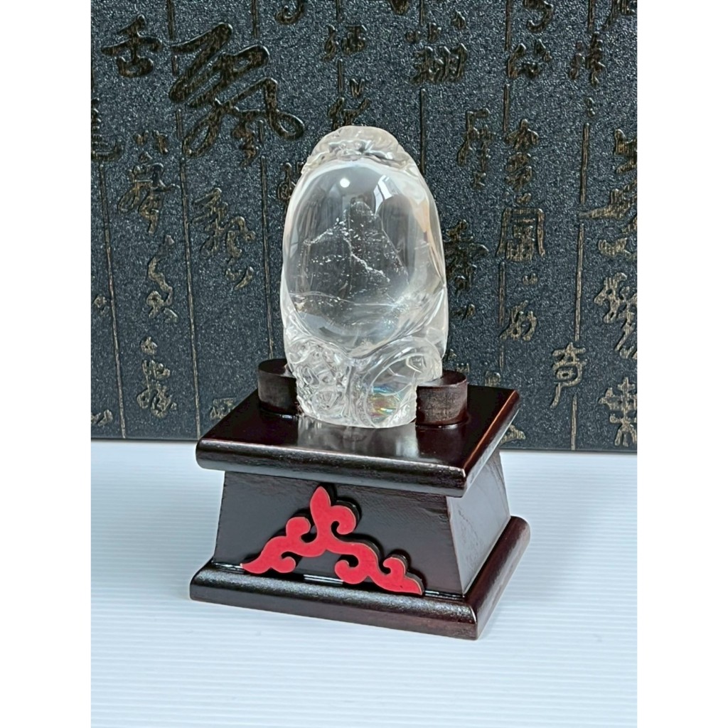 傑金堂晶藏 《水晶 原礦 礦石》黃水晶激光冰塊料帶彩虹 福氣招財開運雕件