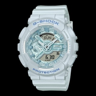 CASIO 卡西歐 G-SHOCK 珠光系列 奢華質感 雙顯示腕錶 - 光澤藍 (GMA-S110ST-2A)[秀時堂]