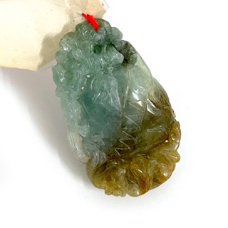 二手古董 玉佩 大玉佩 配件 玉石 品種未知 吊墜 翡翠 翡翠雕刻