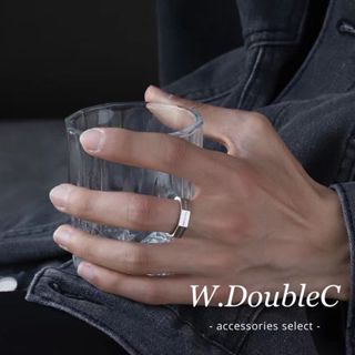 【W.DoubleC】韓國飾品 七邊型復古開口戒指 男生戒指 女生戒指 潮流 嘻哈 穿搭配件 情人節禮物 男戒指 C20