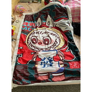 全新 拉布布毯子LABUBU兒童被子 毛毯 兒童毯 毯子 沙發毯 空調毯 小被子 蓋毯 午睡毯 保暖毯