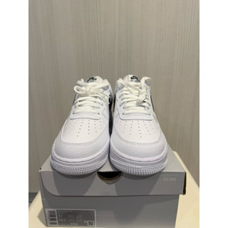NIKE AIR FORCE 1 07 CT2302-100 小GD AF1 白底黑勾 荔枝皮