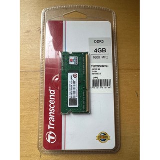 創見 Transcend/4G/DDR3-1600 SO-DIMM/全新(未拆封)