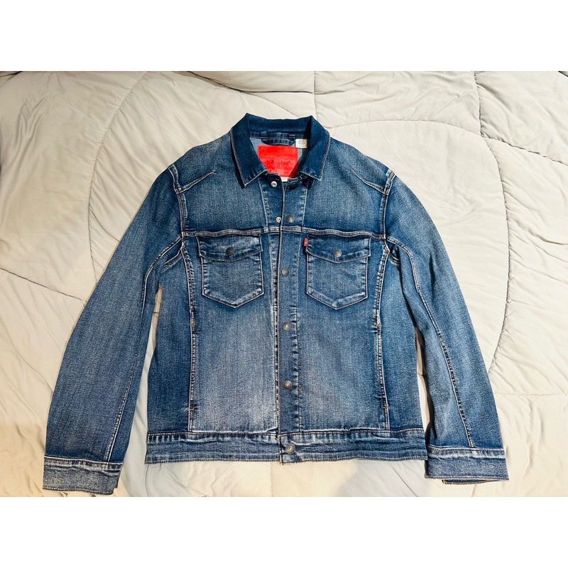 《二手》 Levi's 木村拓哉代言系列 LEJ ENGINEERED ENERGY 3D剪裁 彈性牛仔外套 S號