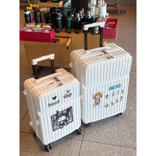 免運#前置開口行李箱 女20寸小型登機箱 萬向輪密碼箱 結實拉桿箱 旅行箱24寸 出行收納包 旅行收納包