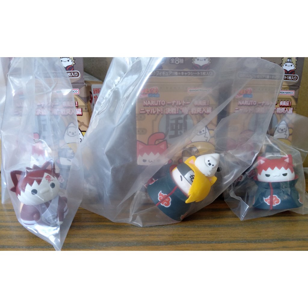 火影忍者《MH MegaHouse、喵影忍者、二代招財貓》鳴人、佐助、卡卡西、櫻、祭、自來也、柱間、地達羅、蝎