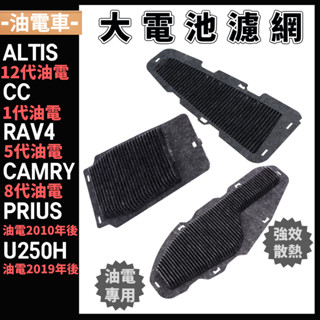 【濾網】※現貨 大電池風扇濾網 RAV4 ALTIS 12代 CAMRY COROLLA CROSS UX250H CC