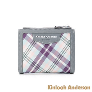【寧寧精品】臺中35年老店 金安德森 Kinloch Anderson【牛皮經典壓扣女短夾 】KA241005GYF