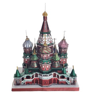 ◎MARS益智玩具◎聖瓦西里大教堂(附LED燈)--3D立體金屬拼圖-金屬模型-蝕刻片-蝕刻片