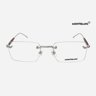 MONTBLANC MB0411O 萬寶龍眼鏡 │ 商務斯文方形無框近視眼鏡框 男生品牌眼鏡框【幸子眼鏡】