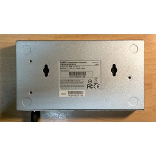ZyXEL 合勤 ES-108A V2 8埠桌上型 高速乙太網路交換器 IP分享器 Hub 直購價280