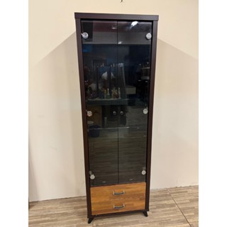 《大淡水二手精品傢俱》 工業風屬抽屜玻璃展示櫃 二手傢具#新北二手傢具#林口二手傢具#桃園二手傢具