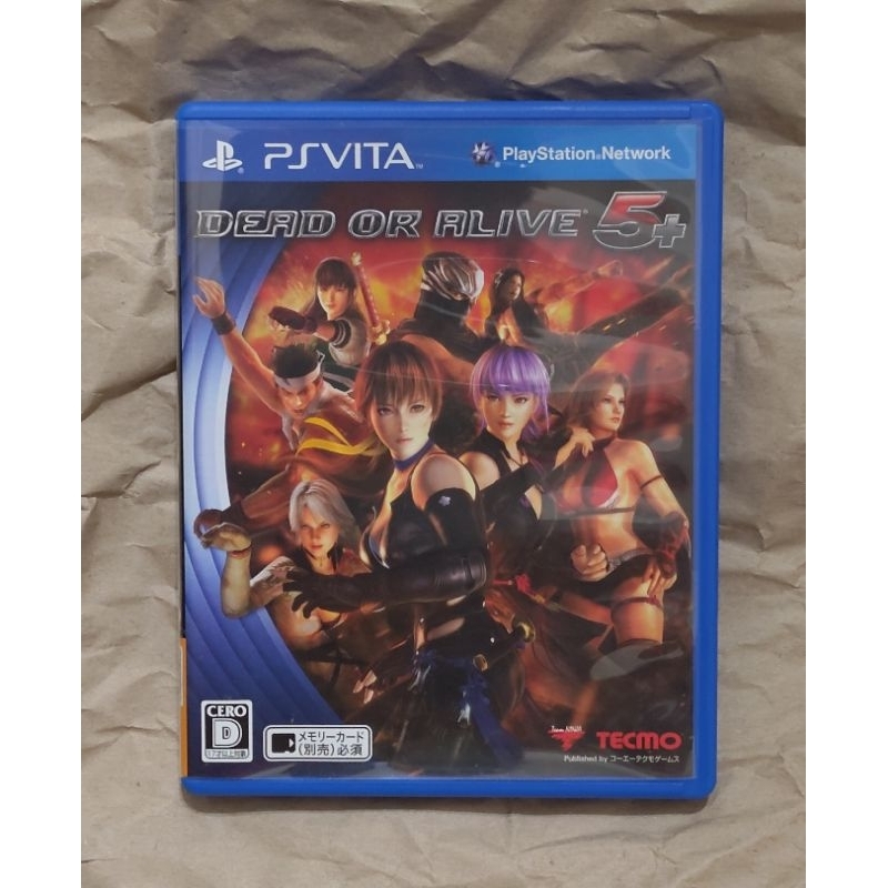 PSV　生死格鬥 5 PLUS Dead or Alive 5 Plus 初回版　純日版 二手品