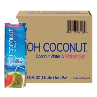 酷椰嶼 KOH 西瓜椰子水 1公升 X 12入 Costco 好市多 椰子汁 西瓜汁 泰國 東南亞 清涼飲料 夏天