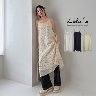LULUS/浪漫小花細肩洋裝３色【A02250028】250409