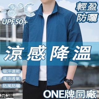 【現貨速發🔥全店免運】M-5XL夏季防曬衣 男士薄款外套 防曬外套 防曬夾克 冰絲外套 涼感透氣不悶熱外套 戶外運動外套