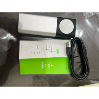 Belkin 無線行動電源 支援apple watch 附原廠線 說明書 無外殼