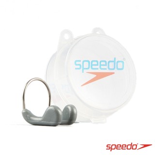 【Speedo】成人鼻夾 Competition 灰/藍