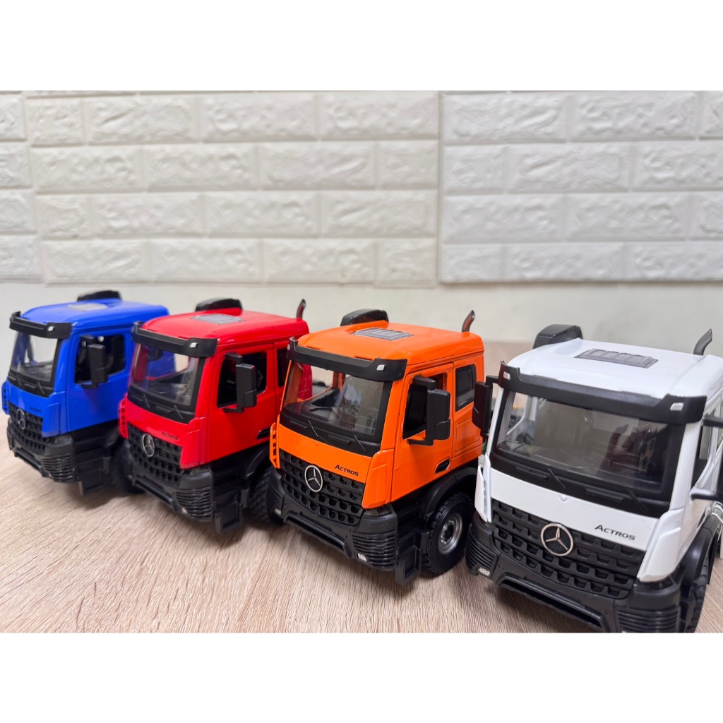 阿莎力2店 1:24 賓士 ACTROS 車頭 卡車頭 拖車 合金 模型車 卡車 1/24