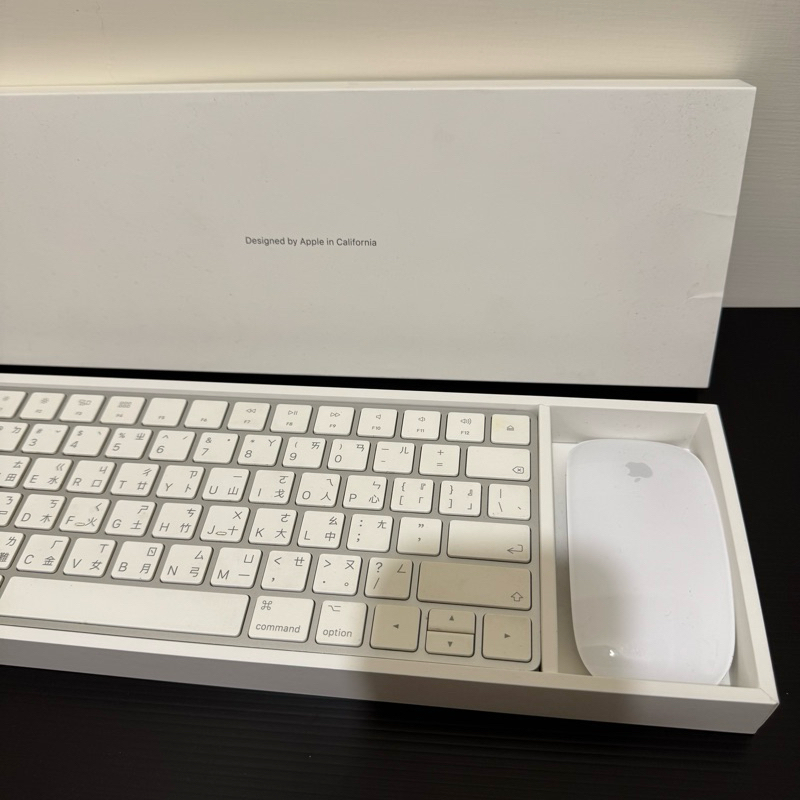 🟠二手 Apple 巧控鍵盤滑鼠組合 A1644+A1657二代充電版 注音