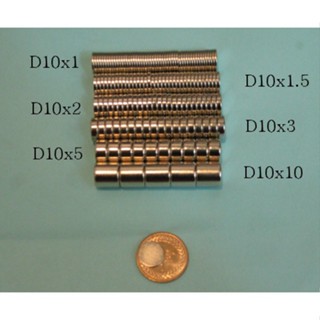 直徑10厚度3mm(10x3)釹鐵硼強力磁鐵,原9元買60顆送6顆幾乎零公差,3000高斯