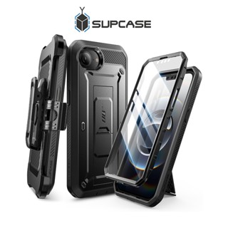 SUPCASE▸iPhone 16e UB Pro 守護者｜全面防護手機殼+保護膜+支架+皮帶夾 多功能手機殼