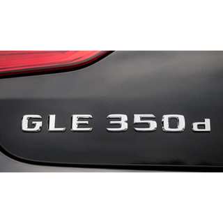 圓夢工廠 Benz 賓士 GLE C292 coupe GLE350d 後車箱 鍍鉻銀 字貼 字標 車標 同原廠款